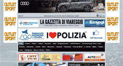 Desktop Screenshot of lagazzettadiviareggio.it